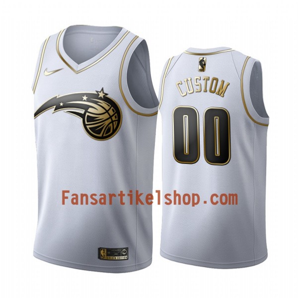 NBA Orlando Magic Trikot Benutzerdefinierte Nike 2019-2020 Weiß Golden Edition Swingman - Herren NBA Orlando Magic Trikot Benutzerdefinierte Nike 2019-2020 Weiß Golden Edition Swingman - Herren